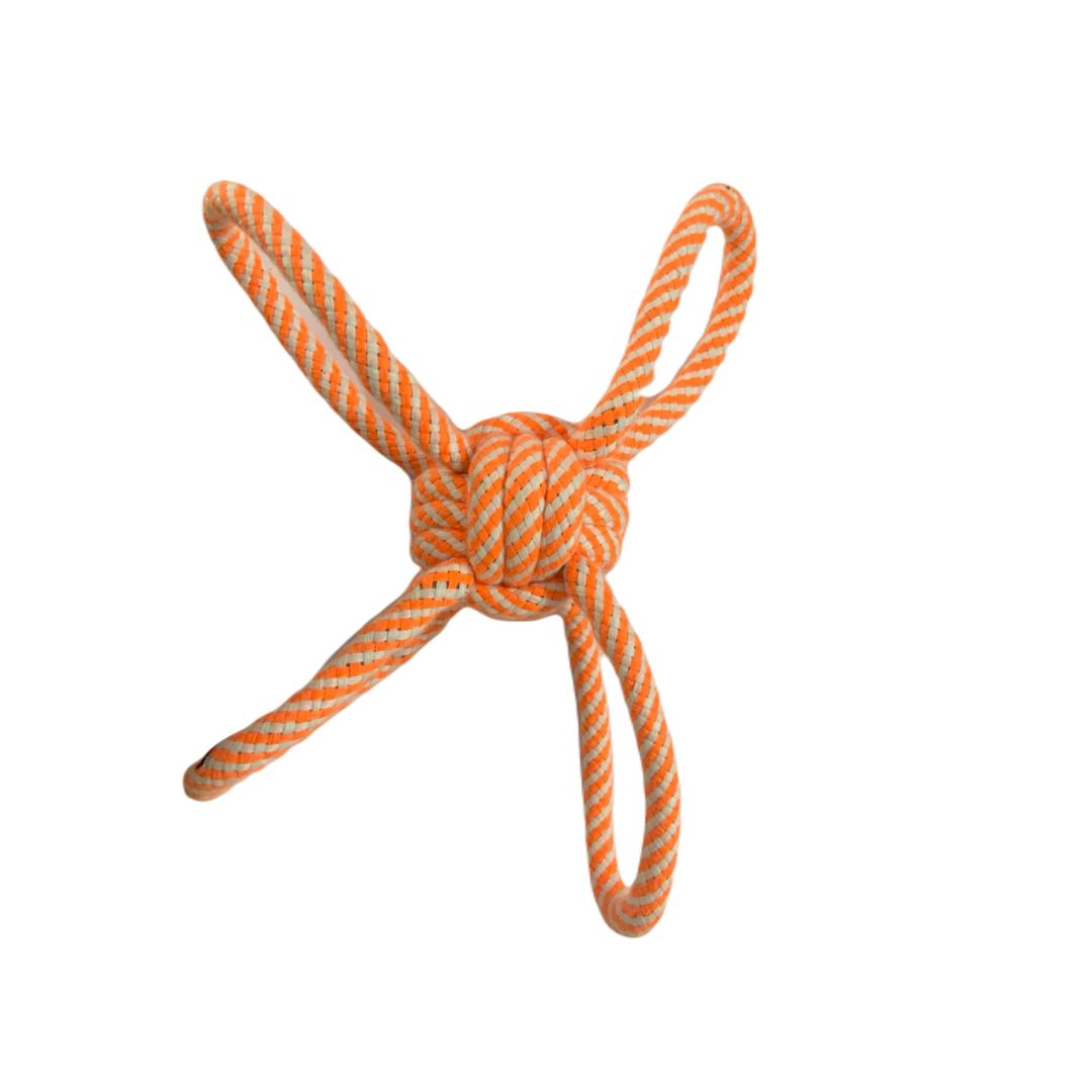 FlutterFly 4-Loop Rope Toy