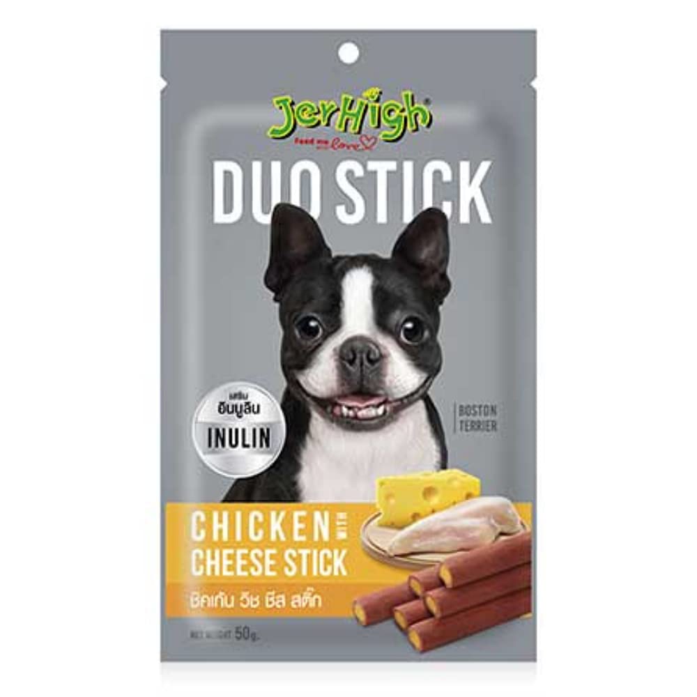 JerHigh DuoStix Chicken & Cheese - 50gm