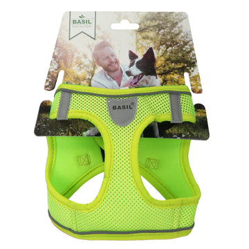 Soft Adjustable Mesh Harness for Puppies & Small Breed Dogs (Neon Yellow)