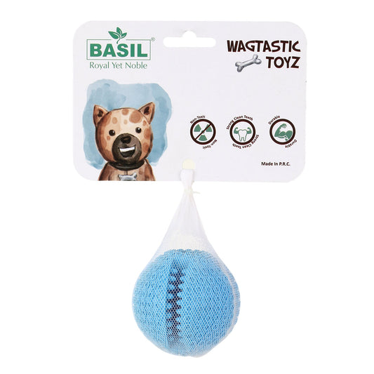 Solid Ball with Hollow Centre & Grooves in Sides for Treats
