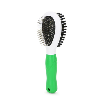 Brush & Comb for Dog Grooming, 2-in-1 Brush Comb