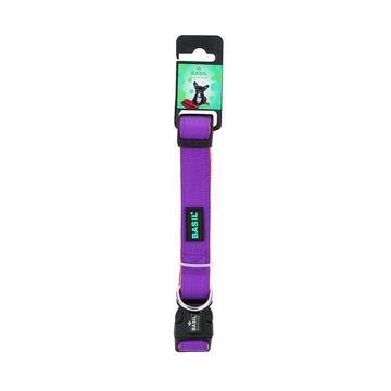 Padded Adjustable Collar for Dogs & Puppies (Purple)